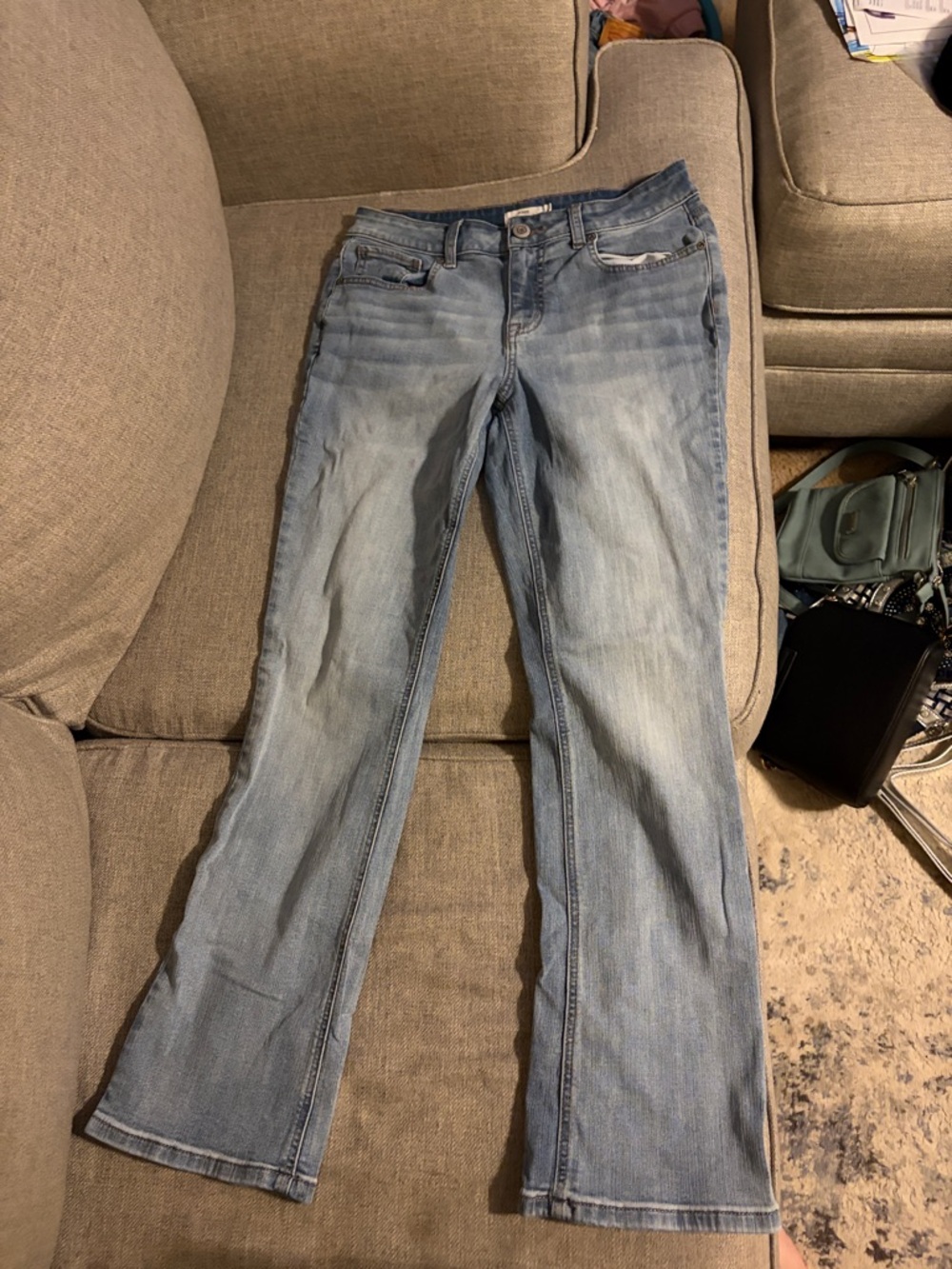 Maurices Light Blue Flare Jeans